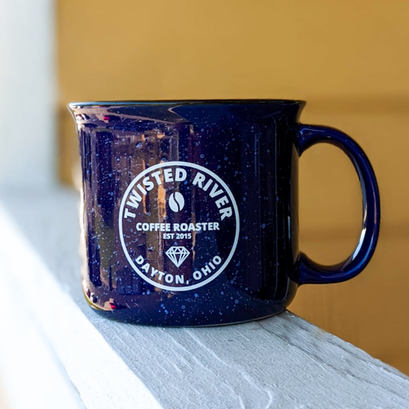 Twisted River Coffee Mug - Blue