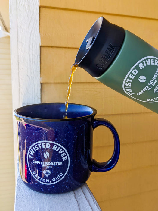 Twisted River Coffee Mug - Blue
